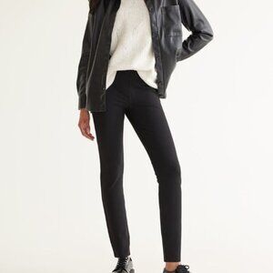 Reitmans Women's Size Medium Black Ponte Knit Modern Stretch Legging Pant